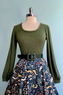 Olive Softie Bishop Sleeve Grace Top By Heart Of Haute -MODERN MILLIE Shop 87B4E115 C64C 4FA4 9FB2 8C34E82DC3D3