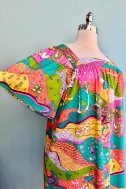 Emerald Landscape Woven Square Neck Dress By Blue Platypus -MODERN MILLIE Shop 88C7D4FC 6DFF 4B7E BDEC 4AEF7441AC0A