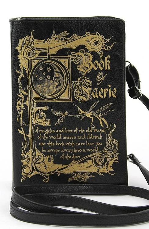 Book of Faerie Crossbody Bag Book Of Faerie Crossbody Bag -MODERN MILLIE Shop 89548ub black 1