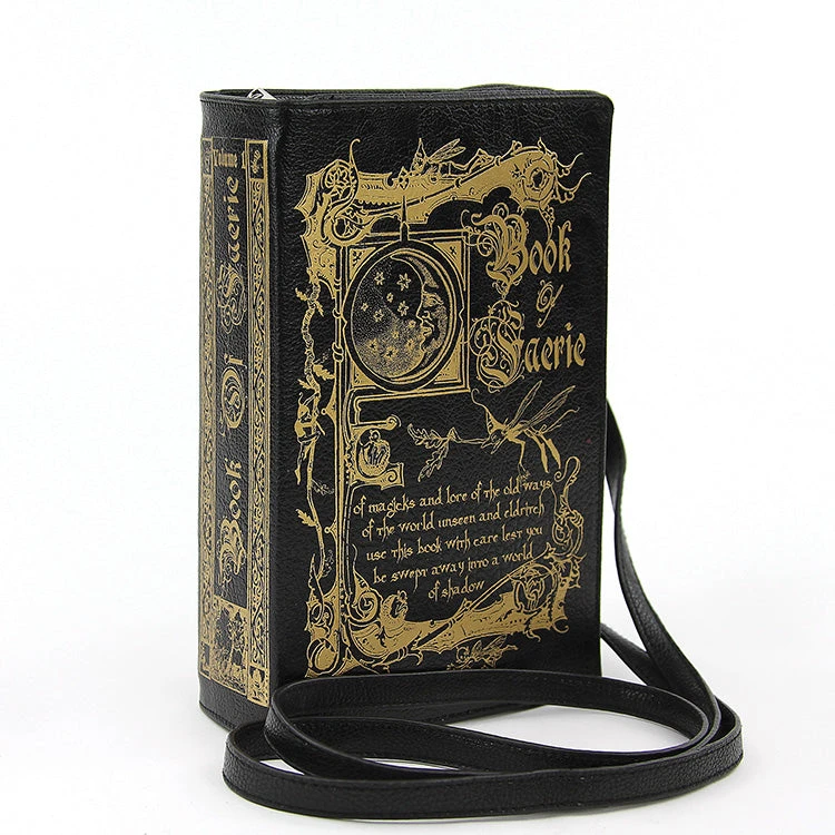Book of Faerie Crossbody Bag Book Of Faerie Crossbody Bag -MODERN MILLIE Shop 89548ub black 2