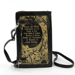 Book Of Faerie Crossbody Bag 4 Book Of Faerie Crossbody Bag -MODERN MILLIE Shop 89548ub black 3
