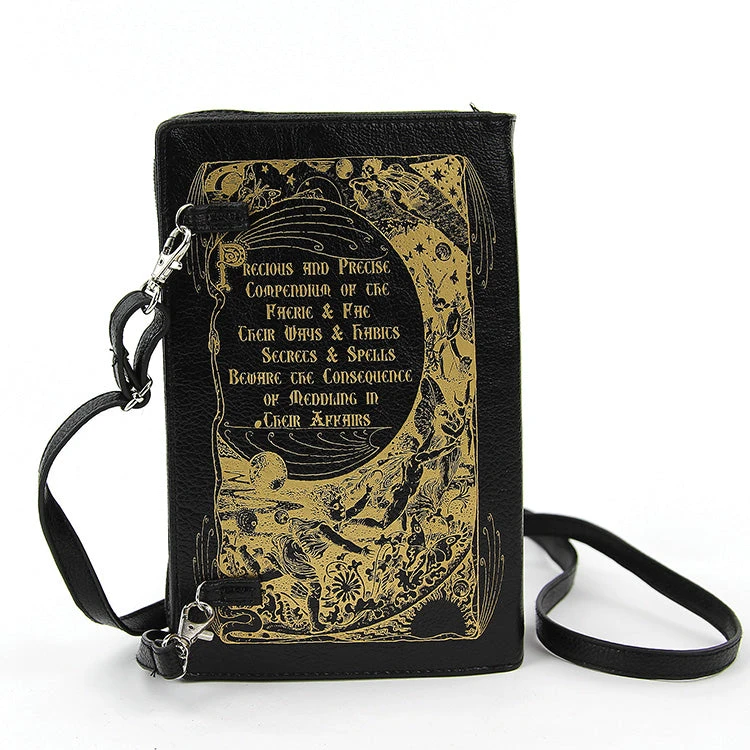 Book of Faerie Crossbody Bag Book Of Faerie Crossbody Bag -MODERN MILLIE Shop 89548ub black 3