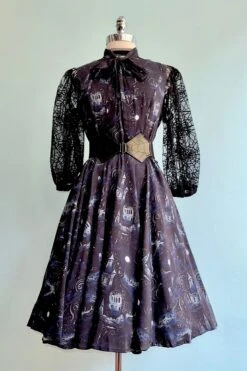 Dark Towers Ruby Dress By Miss Lulo -MODERN MILLIE Shop 8A304169 4FFE 493D B986 12610190A882