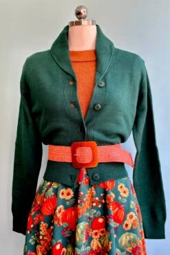 Forest Green Violet Cardigan By Banned -MODERN MILLIE Shop 8B3A87E8 0DEC 4829 A540 7E94502C4E87