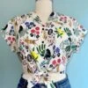 Paradise Garden Peggy Top By Palava -MODERN MILLIE Shop 8C4672A7 804C 4C8C BCF6 3E2D734E00A8