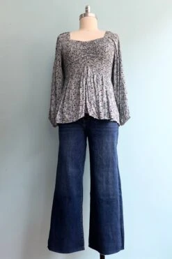 Tummy Control Mid Rise Cropped Wide Leg Jeans By Lovervet -MODERN MILLIE Shop 8CA87D68 53FA 46C5 B01F 57AA95312E03