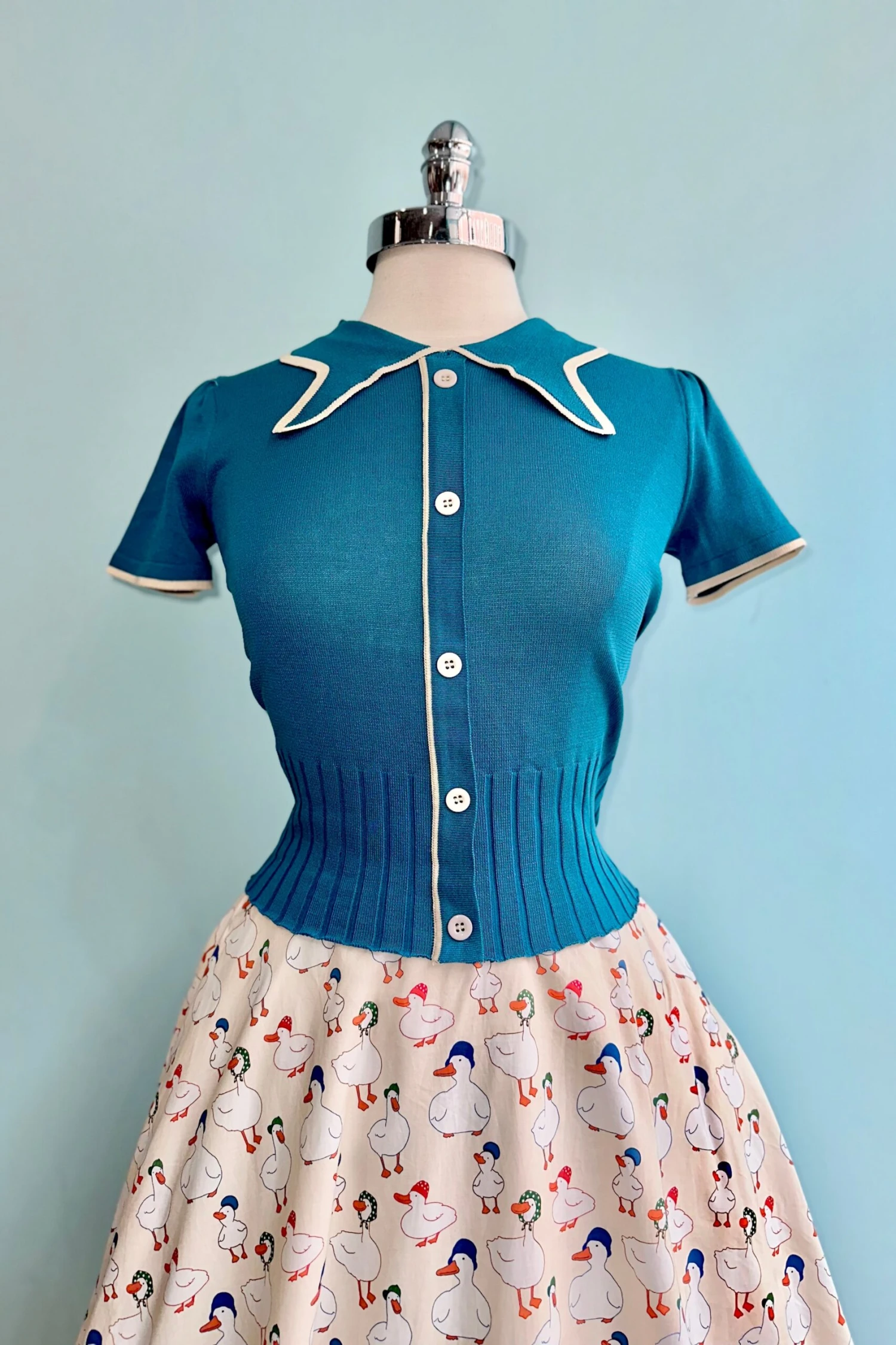 Duck Print Full Skirt by Tulip B. Duck Print Full Skirt By Tulip B. -MODERN MILLIE Shop 8E256376 4CCF 43CA 8D6B 860A1D84B0C4 scaled