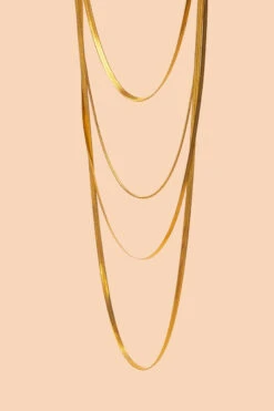 Louise 4-Layer Snake Necklace By Peter And June