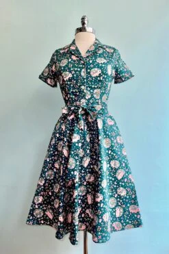 Hedgehogs Knee-Length Shirtwaist Dress By Eva Rose