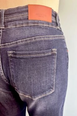 Double Button High Waisted Bootcut Jeans By Artemis Vintage -MODERN MILLIE Shop 91E4B380 8E87 46FC B51F 5C7D4D0DDC78