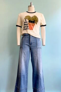 Eco Friendly Tummy Control Raw Hem Palazzo Jeans By Artemis Vintage -MODERN MILLIE Shop 9326C54B DA18 456F B442 018FA3C701A9