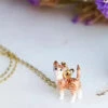 Tiny Preston Tabby Necklace By Peter And June
