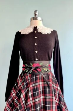 Polly Doily Collar Cardigan In Black By Banned 4 Polly Doily Collar Cardigan In Black By Banned -MODERN MILLIE Shop 9593B232 F4E9 4512 AC9D 2243E7381CE9