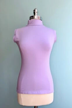 Lavender Sleeveless Deedee Top By Heart Of Haute