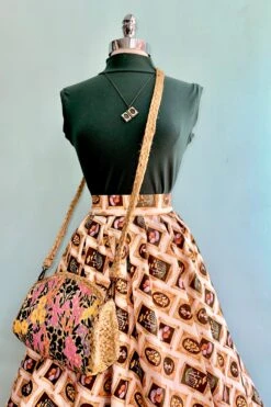 Framed Wall Of Mushrooms Doris Skirt By Retrolicious -MODERN MILLIE Shop 97AC3CD1 FEB2 4D8D 9829 7BA3156CACCB