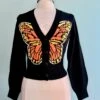 Monarch Cropped Knit Cardigan In Black 1 Monarch Cropped Knit Cardigan In Black -MODERN MILLIE Shop 97D586E4 1346 478C 9F9A C24471A94B20