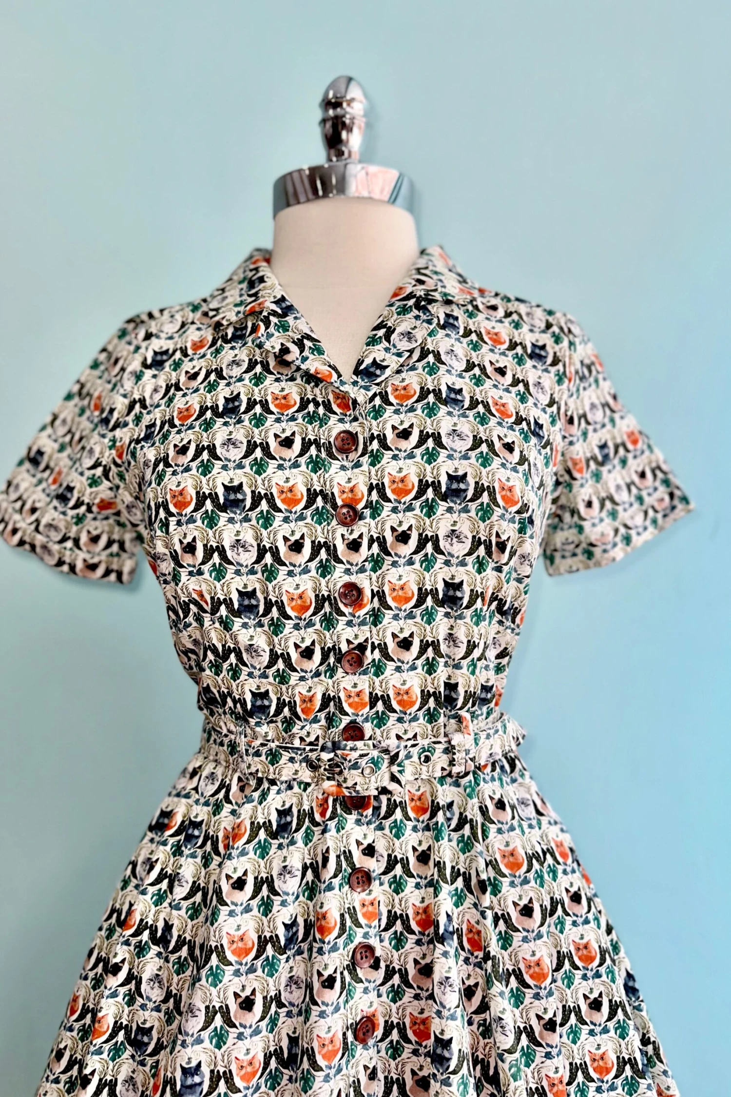 Cat Portraits Bella Shirt Dress by Banned Cat Portraits Bella Shirt Dress By Banned -MODERN MILLIE Shop 9809D622 8A29 40F9 A40C C793915CE064 scaled