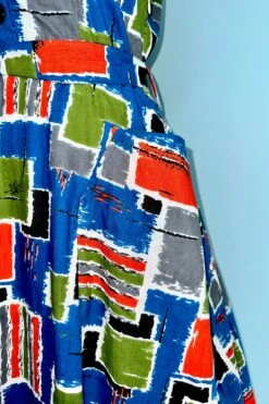 Cube Print Adam Dress By Love Ur Look London -MODERN MILLIE Shop 99421B85 66C2 4CE8 BBCF CFB2EBE0A0F1