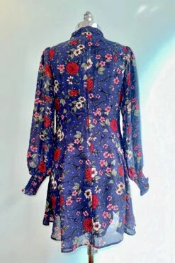 Camellia Navy Floral Mini Dress By Hell Bunny -MODERN MILLIE Shop 99946822 4B77 41F2 AA31 376BF48991FD