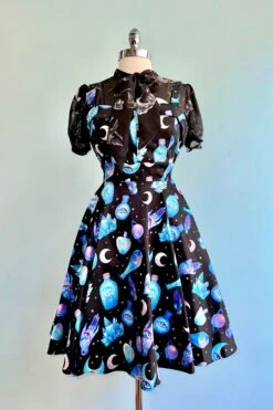 Over The Moon Button Down Blouse By Hell Bunny -MODERN MILLIE Shop 9B7100C7 1FBE 4E33 8A1B 2B08CB86BDEA