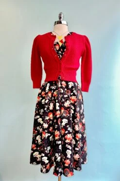 Puppy And Kitty Valentines Surplice Dress By Voodoo Vixen -MODERN MILLIE Shop 9CF932A4 D29F 426A A69B F920C2B5457A