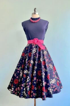 Camellia Circle Skirt By Hell Bunny -MODERN MILLIE Shop 9D8E998B 1DAD 439B 82C6 DDE98B6D6118