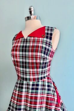 Boat Day Dress In Navy Plaid By Banned 7 Boat Day Dress In Navy Plaid By Banned -MODERN MILLIE Shop 9DA72619 FFDD 40F4 A059 3C44E195DA2A