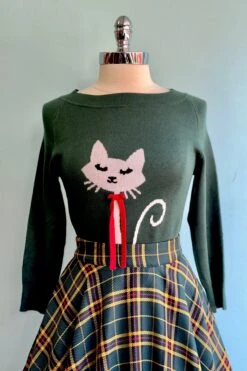 Final Sale Green Christmas Cat Sweater -MODERN MILLIE Shop 9EA0E2B9 129A 4610 B8C7 4FEFDCE2406A