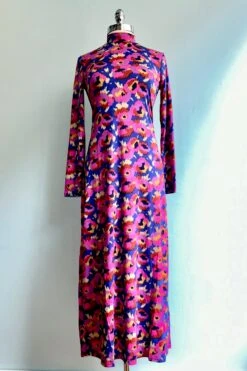 Colorful Midi Knit Dress By Compania Fantastica