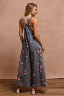 Floral Denim Wide Leg Jumpsuit -MODERN MILLIE Shop 9c4e4b11 d7fa 4be6 a41d db982a9d6f75