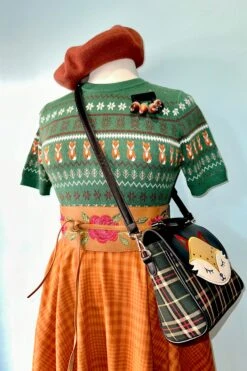 Green Vixey Fox Sweater By Hell Bunny -MODERN MILLIE Shop A03F7587 5DD8 4B0B B091 29D64783C9B6