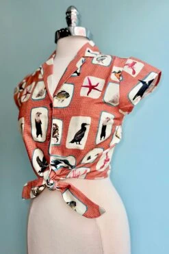 Red Coastal Memories Peggy Top By Palava -MODERN MILLIE Shop A05891BA 0071 418A B864 5DC3411CDC7E