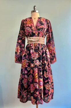 Navy Floral Midi Dress By Molly Bracken 7 Navy Floral Midi Dress By Molly Bracken -MODERN MILLIE Shop A0790BE0 F3F5 44BA B6AD EC91BD31406C