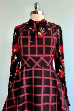 Red Plaid Janine Pinafore Dress By Hell Bunny -MODERN MILLIE Shop A16C42B5 6C74 4F98 9493 E7CEF32AF168