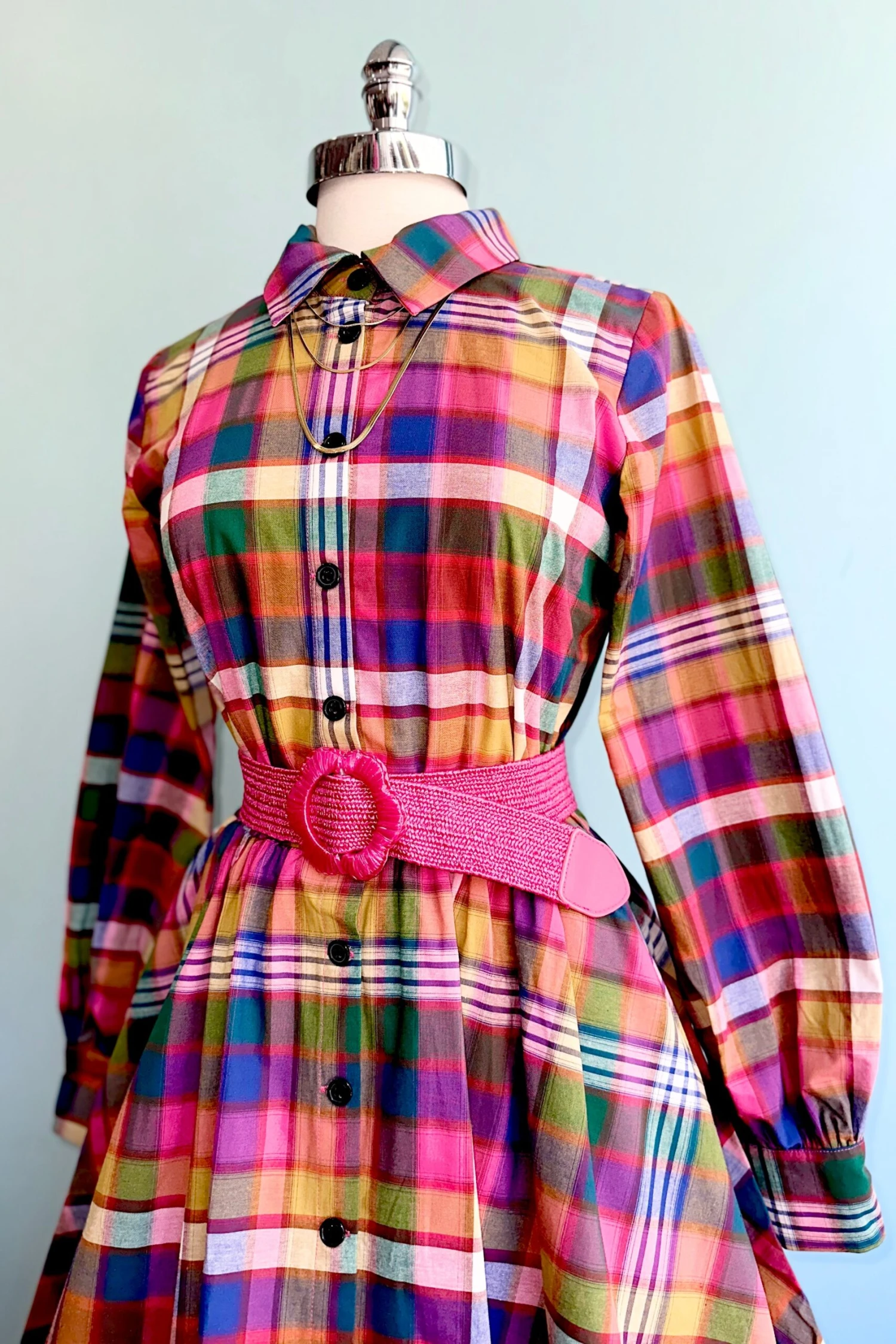Multicolor Plaid Longsleeve Shirtwaist Dress Multicolor Plaid Longsleeve Shirtwaist Dress -MODERN MILLIE Shop A1D23A03 7272 4922 BC95 44ED4DB31768 scaled