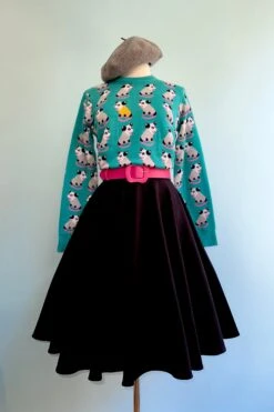 Turquoise Possum Sweater By Sesame The Opossum -MODERN MILLIE Shop A2E46386 E4F5 48FB 9F8D 0106B74CC8FC