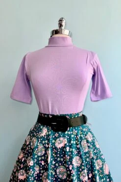 Lavender Denise Elbow Length Top By Heart Of Haute -MODERN MILLIE Shop A46C9E94 E18A 4699 817E F842BB4CC8D5