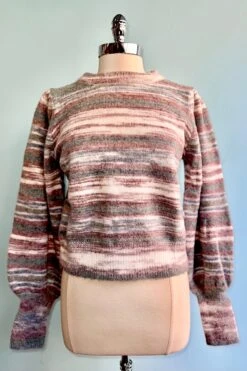 Pink Striped Sweater By Molly Bracken