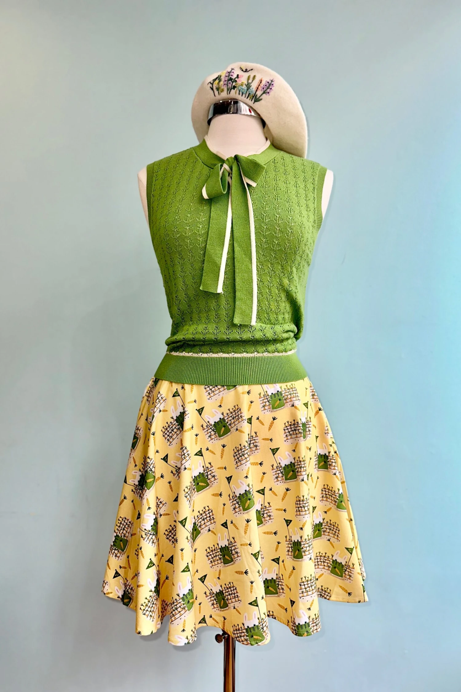 Garden Bunny Skater Skirt by Retrolicious Garden Bunny Skater Skirt By Retrolicious -MODERN MILLIE Shop A7F35CD6 FE0D 4C1F 8354 7A4BD1AEFFEC scaled