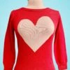 Red & Cream Heart Pullover Sweater 2 Red & Cream Heart Pullover Sweater -MODERN MILLIE Shop A84E434F CD77 4ADC 8FF9 DC0E693B6214