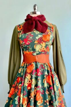 Puff Sleeve Bonnie Blouse In Olive By Banned -MODERN MILLIE Shop AA7D5347 914F 4B20 8C6B 411AF30534B7