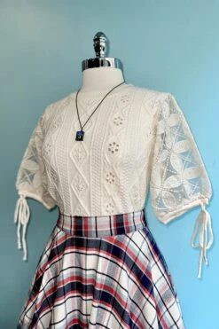 Ivory Eyelet And Embroidered Sweater 7 Ivory Eyelet And Embroidered Sweater -MODERN MILLIE Shop AB096784 0723 4996 940C 35EA7278E26E