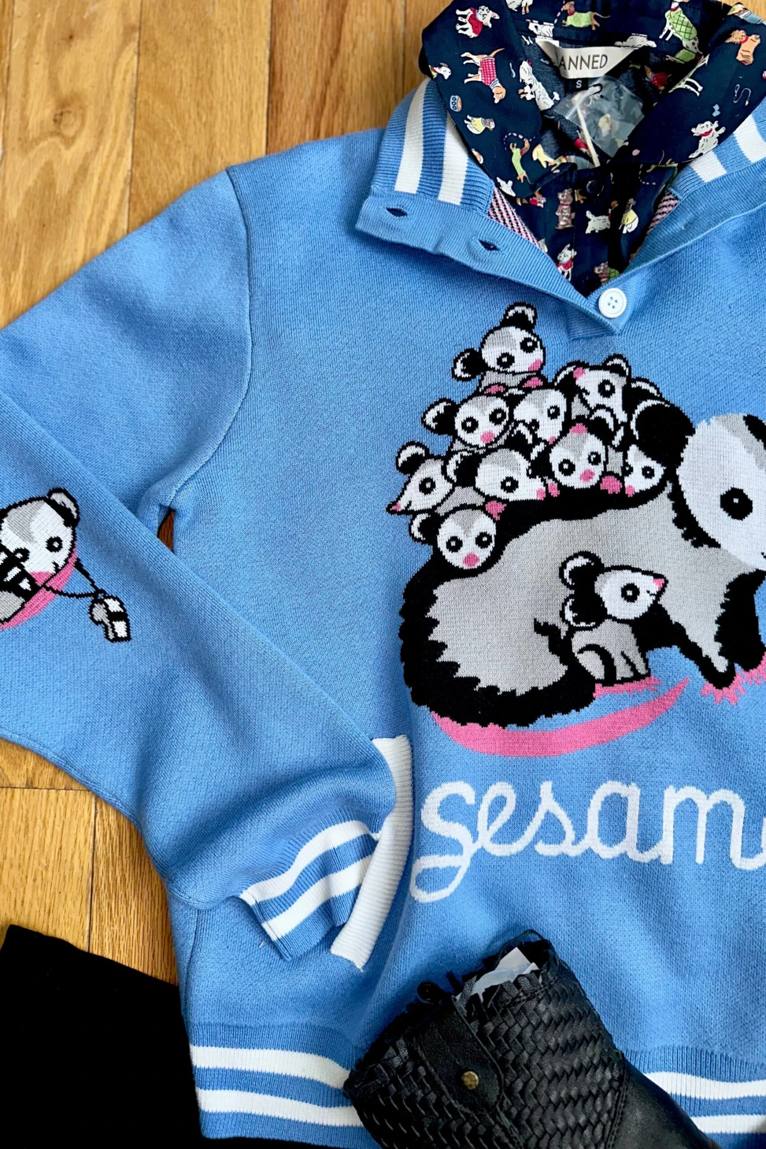 Varsity Possum Sweater by Sesame the Opossum Varsity Possum Sweater By Sesame The Opossum -MODERN MILLIE Shop AB205FA5 955B 448D B002 2610C169FDC1 scaled