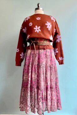 Brown And Purple Mod Flower Sweater By Compania Fantastica 6 Brown And Purple Mod Flower Sweater By Compania Fantastica -MODERN MILLIE Shop AB59C28A AD31 405B 9248 49B56377DC53