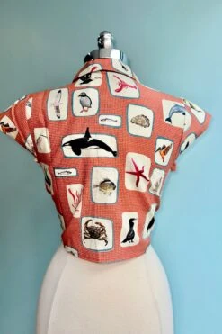 Red Coastal Memories Peggy Top By Palava -MODERN MILLIE Shop AD017724 FC4F 4D0C 9E30 26CD138950AE