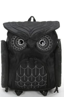 Owl Backpack In Black