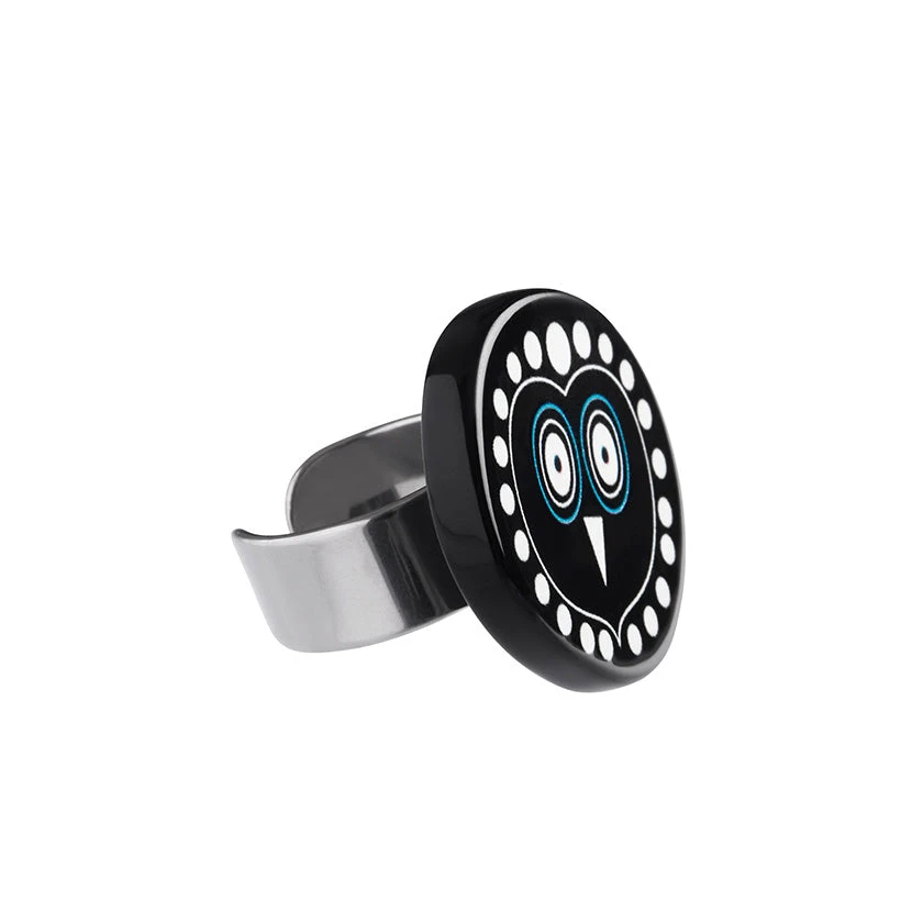 The Owl 'Gugu' Ring By Melanie Hava X Erstwilder The Owl 'Gugu' Ring By Melanie Hava X Erstwilder -MODERN MILLIE Shop AL1RG01TheOwl Gugu Ring 1