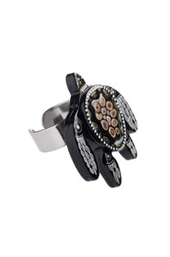 The Turtle 'Bungadu' Ring By Melanie Hava X Erstwilder