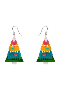 O Christmas Tree Drop Earrings By Erstwilder