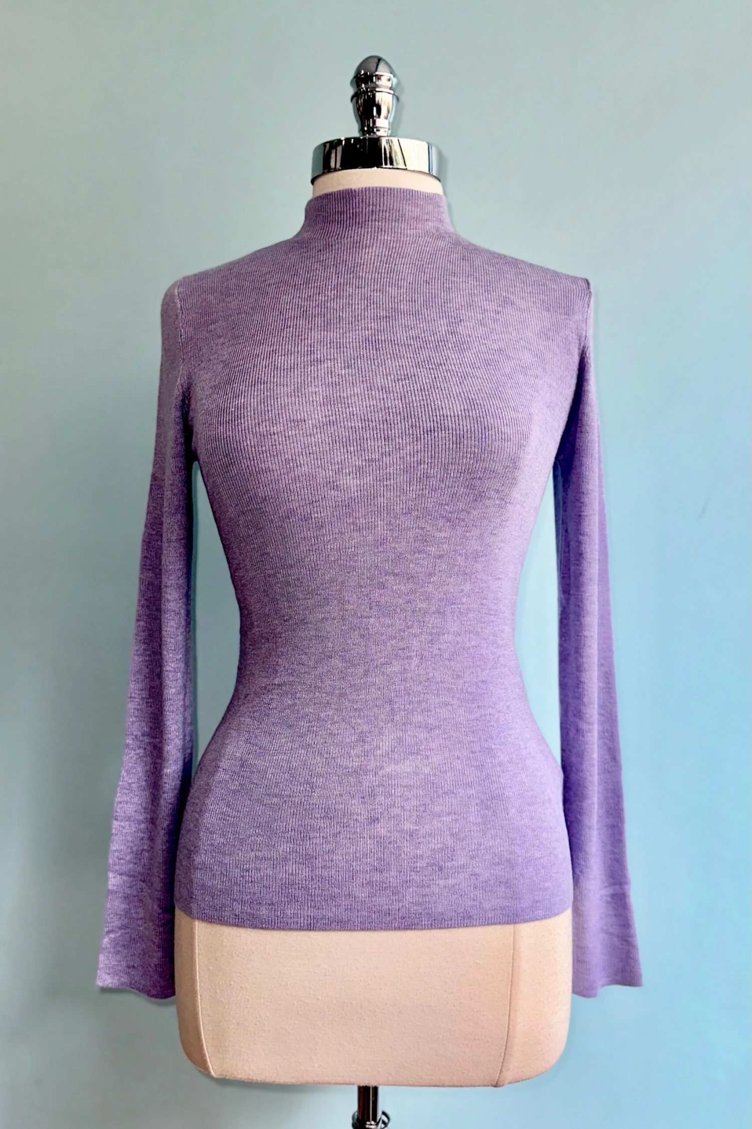 Lavender Ribbed Mock Neck Sweater by Compania Fantastica Lavender Ribbed Mock Neck Sweater By Compania Fantastica -MODERN MILLIE Shop B1055D3F 25A0 429A 92E0 930E8C45D53F scaled